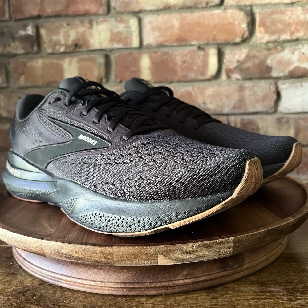 Brooks Adrenaline GTS 24 Supportive Black Mens 12.5 Nitro Cushion Running Shoes - Picture 2 of 16